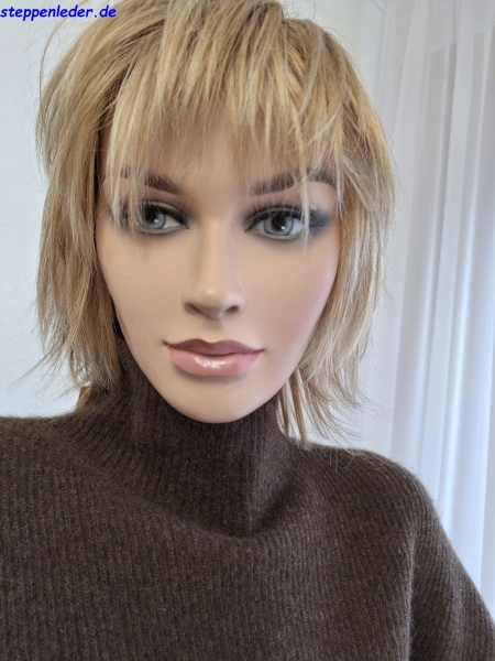 Damen-Rollkragenpullover aus 100% Yak braun; Größe M; aus der Mete ® Collection - Kopie